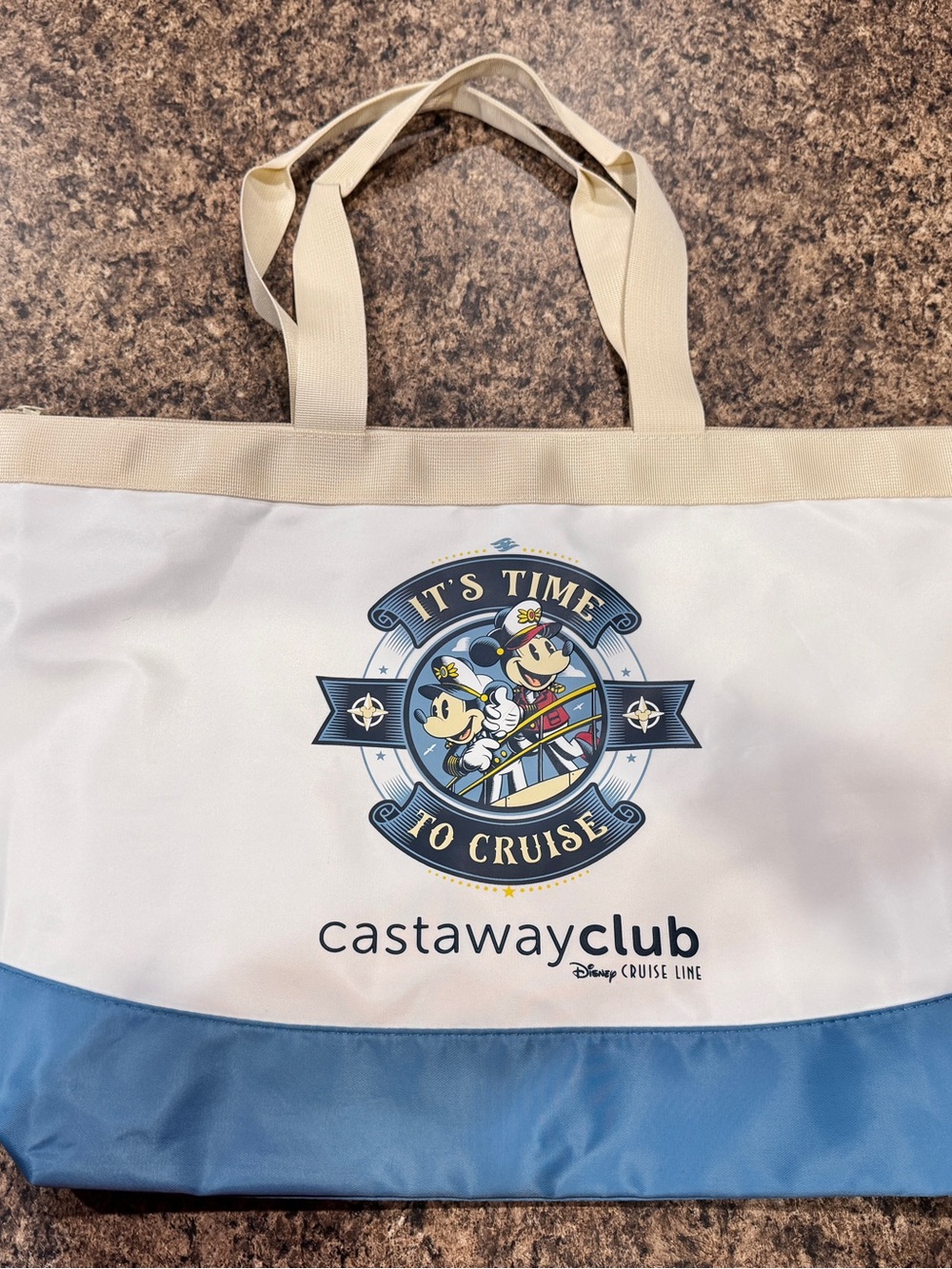 Disney Cruise Lines Castaway Club Tote/Beach Bag, New